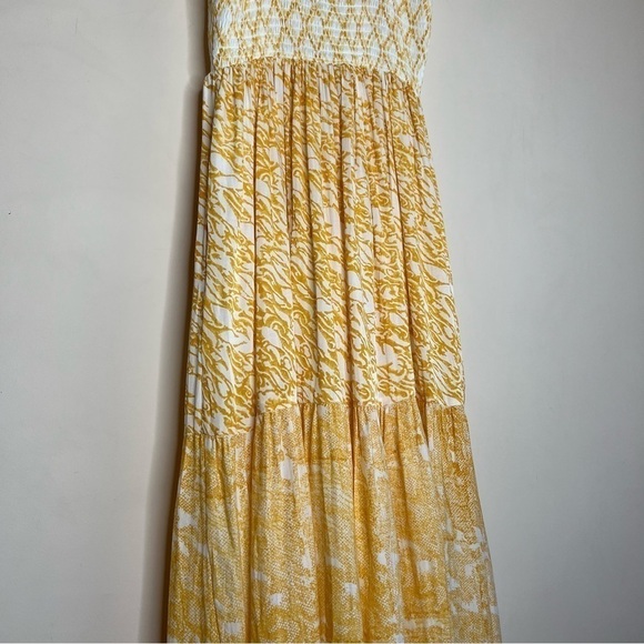 Ash & Eden Stuti Smocked Maxi Dress - Multi Floral Patchwork Tiered - Picture 11 of 14